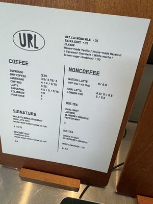 Menu photo 2 URL Coffee Seattle, WA Menu photo 2 URL Coffee Seattle, WA