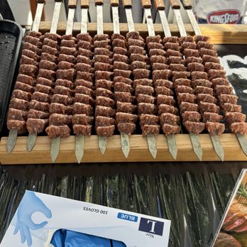 Let Us Cook For You - Fresh lule prepped for grilling - Caterers Near Me - Pacoima, California