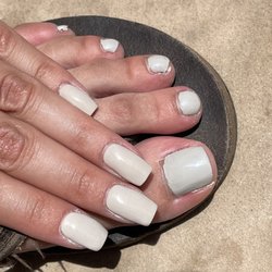 TN Nails - I have no words. Manicure and pedicure were done in 45 min. That's how rushed it was.