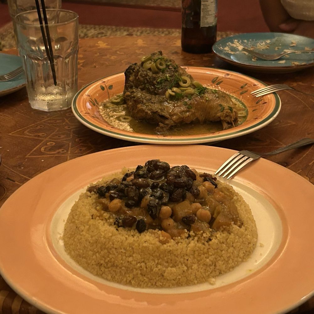 Marrakesh Restaurant - Couscous Marrakesh with Chicken..so good - Moroccan Near Me - Portland, Oregon