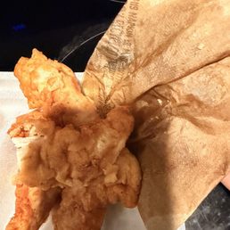 These are the fingers that I sat on the napkin once I got the food home to soak the grease up. These are the fingers that I sat on the napkin once I got the food home to soak the grease up.