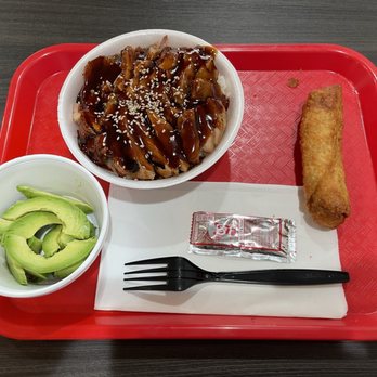 Yoshi’s Fresh Asian Grill - Teriyaki Bowl with Egg Roll and Avocado. - Asian Fusion Near Me - Glendale, Arizona Yoshi’s Fresh Asian Grill - Teriyaki Bowl with Egg Roll and Avocado. - Asian Fusion Near Me - Glendale, Arizona