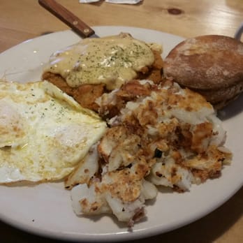 Henhouse Cafe - Chicken Fried Steak with chorizo gravy, two eggs, potatoes amd English muffin! Just yummmmmmy! - Cafes Near Me - Gilbert, Arizona Henhouse Cafe - Chicken Fried Steak with chorizo gravy, two eggs, potatoes amd English muffin! Just yummmmmmy! - Cafes Near Me - Gilbert, Arizona
