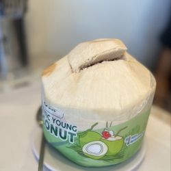Fresh young Thai coconut