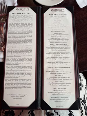 Menu photo 2 Muriel's Jackson Square New Orleans, LA Menu photo 2 Muriel's Jackson Square New Orleans, LA