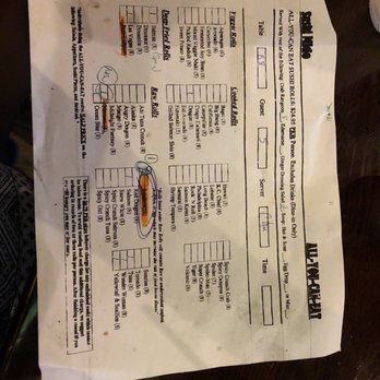 Sushi Mido - How you order you appys and sushi rolls. If you order another round, you just add to the sheet. All the rolls are on the AYCE price. - Japanese Near Me - Shawnee, Kansas Sushi Mido - How you order you appys and sushi rolls. If you order another round, you just add to the sheet. All the rolls are on the AYCE price. - Japanese Near Me - Shawnee, Kansas