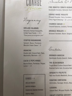Coarse Italian by null