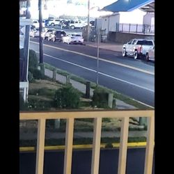 Point Pleasant Manor - View of rides from motel balcony.