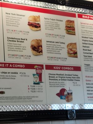Menu photo 4 Firehouse Subs Aurora, CO