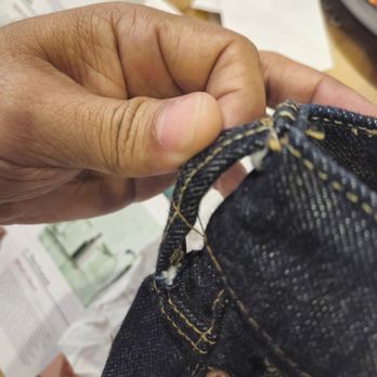 Better Fit Alterations - stitched over a belt loop - Sewing & Alterations Near Me - Irvine, California Better Fit Alterations - stitched over a belt loop - Sewing & Alterations Near Me - Irvine, California
