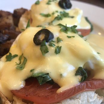 La Baguette - Super fresh Eggs Benedict Florentine with perfect hollandaise & rosemary potatoes !!! GET IT!!!  :)... - Bakeries Near Me - Norman, Oklahoma