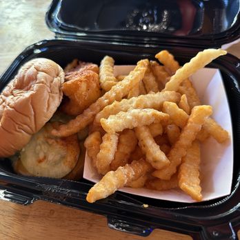 Dave's Hot Chicken - Cauliflower slider, and fries - Chicken Shop Near Me - Northridge, California Dave's Hot Chicken - Cauliflower slider, and fries - Chicken Shop Near Me - Northridge, California