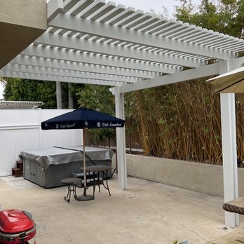 MasterCraft Patio Covers - New Duralum aluminum shade structure.. Backyard looks twice as large. - Patio Coverings Near Me