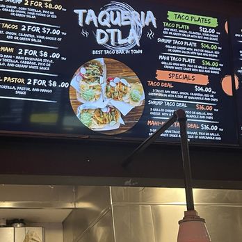 Taqueria DTLA - Menu - Mexican Near Me - Los Angeles, California