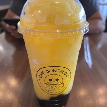 Cafe Bungalow - Passion fruit slush with boba - Coffee & Tea Near Me - Azusa, California Cafe Bungalow - Passion fruit slush with boba - Coffee & Tea Near Me - Azusa, California