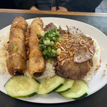 Saigon Flavor - Grilled beef & egg rolls rice - Vietnamese Near Me - San Gabriel, California Saigon Flavor - Grilled beef & egg rolls rice - Vietnamese Near Me - San Gabriel, California