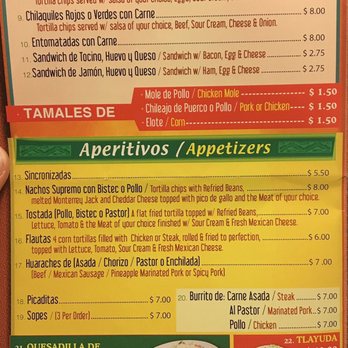 Mi Tierra Mexican Resturant - menu - Mexican Near Me - New Brunswick, New Jersey Mi Tierra Mexican Resturant - menu - Mexican Near Me - New Brunswick, New Jersey