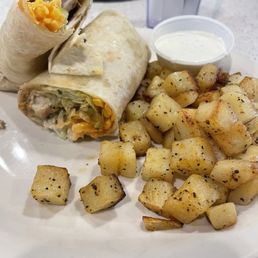 Buffalo chicken wrap Buffalo chicken wrap