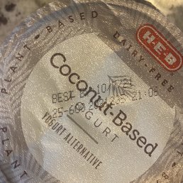 Coconut milk yogurt
