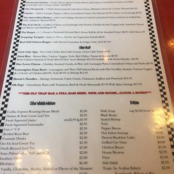 The Fly Trap - Menu - Diners Near Me - Ferndale, Michigan The Fly Trap - Menu - Diners Near Me - Ferndale, Michigan