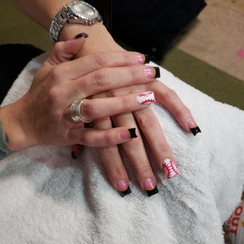 Nails By Rose - Rose is so AWESOME!! I come to her with baseball & all around N.P. spirit nail requests, and she never fails me. Rose you are the greatest!! - Nail Salons Near Me - Newbury Park, California Nails By Rose - Rose is so AWESOME!! I come to her with baseball & all around N.P. spirit nail requests, and she never fails me. Rose you are the greatest!! - Nail Salons Near Me - Newbury Park, California