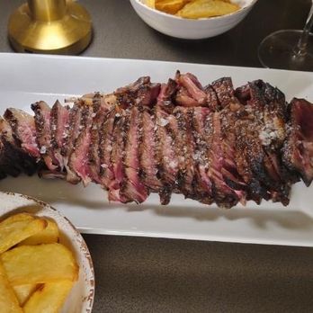 Edan Bistro - Ribeye and homemade fries. Crispy and perfectly made. - Basque Near Me - North Miami, Florida