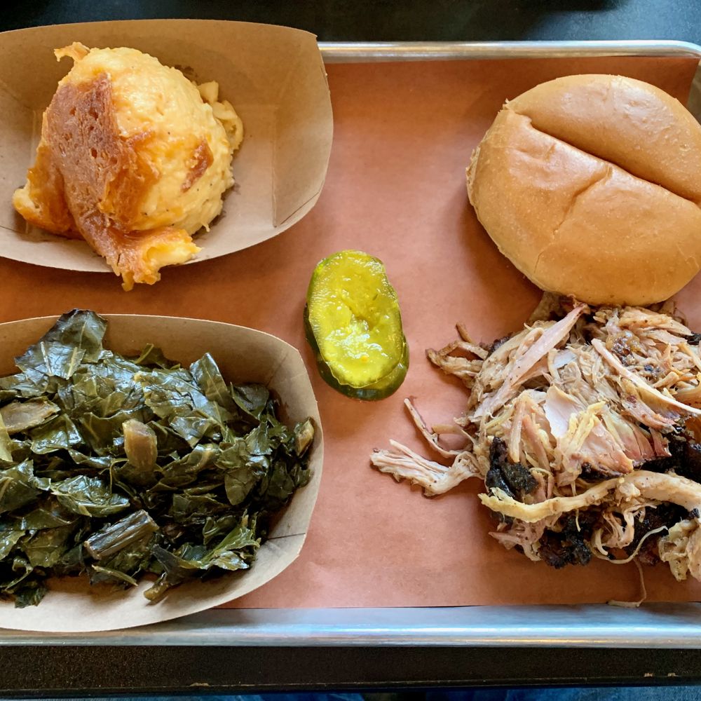 Pulaski Heights BBQ - a tray of food - Barbeque Near Me - Athens, Georgia Pulaski Heights BBQ - a tray of food - Barbeque Near Me - Athens, Georgia