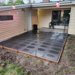 Cornerstone Irrigation and Maintenance - Cornerstone busted up and removed old concrete and updated the space with masonry pavers.