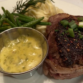 The Parson's Table - Bacon wrapped 8 oz Filet Mignon - Steakhouses Near Me - Little River, South Carolina The Parson's Table - Bacon wrapped 8 oz Filet Mignon - Steakhouses Near Me - Little River, South Carolina