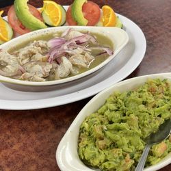 El Sarandeado - Aguachile and guacamole