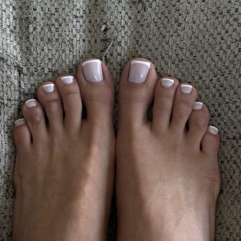 Heavenly Lashes Nail Spa - This may be the most precise, detailed pedicure French tip I've ever gotten. - Nail Salons Near Me - Houston, Texas Heavenly Lashes Nail Spa - This may be the most precise, detailed pedicure French tip I've ever gotten. - Nail Salons Near Me - Houston, Texas