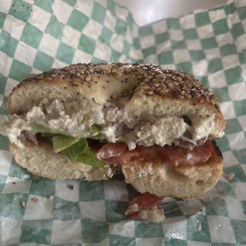 Times Square Bagels - Clearly, no chicken salad - Bagels Near Me - Waynesville, North Carolina