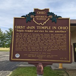 First Jain Temple in Ohio - First Jain Temple in Ohio Historical Marker