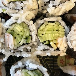 Mount Fuji Hibachi & Sushi - Maybe their chef is new to making sushi, cannot afford quality seafood or the owners do not want to serve quality food to patrons ?