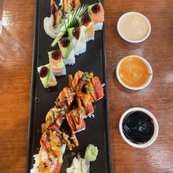 Sushi  Q  Oishii - Red Dragon Roll Honey Honey