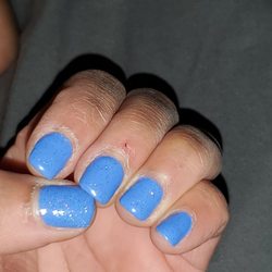 Nailology LV - Friday was my 1st time there .... these are my cuticles on Sunday ‍ Everyone there was friendly and welcoming though!
