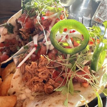 The Forager - Pork tacos with creme and jalepenos - Bars Near Me - Howard City, Michigan The Forager - Pork tacos with creme and jalepenos - Bars Near Me - Howard City, Michigan