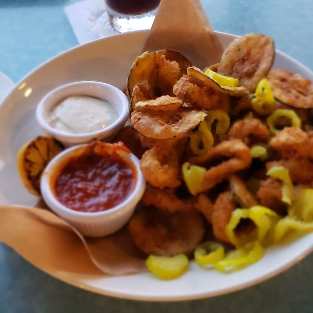 Deck 84 - Calamari and Zucchini fantastic - New American Near Me - Delray Beach, Florida Deck 84 - Calamari and Zucchini fantastic - New American Near Me - Delray Beach, Florida