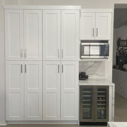 Pantry and wine cooler