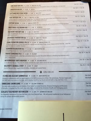 Menu photo 5 Gaslight Atlantic Highlands, NJ