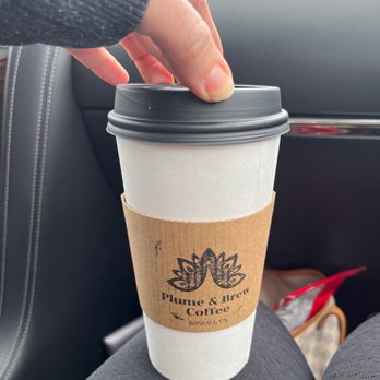 Plume & Brew - Almond milk latte! - Coffee & Tea Near Me - Bonsall, California