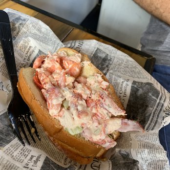 DJ's Clam Shack - Lobster Roll...look at all that meat! - Seafood Near Me - Key West, Florida