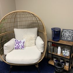 The Nest - Coffee & comfy chairs! Heck yes!