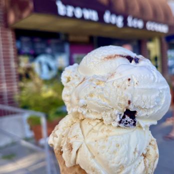 Brown Dog Ice Cream - Brownie & banana pudding - Ice Cream & Frozen Yogurt Near Me - Cape Charles, Virginia Brown Dog Ice Cream - Brownie & banana pudding - Ice Cream & Frozen Yogurt Near Me - Cape Charles, Virginia