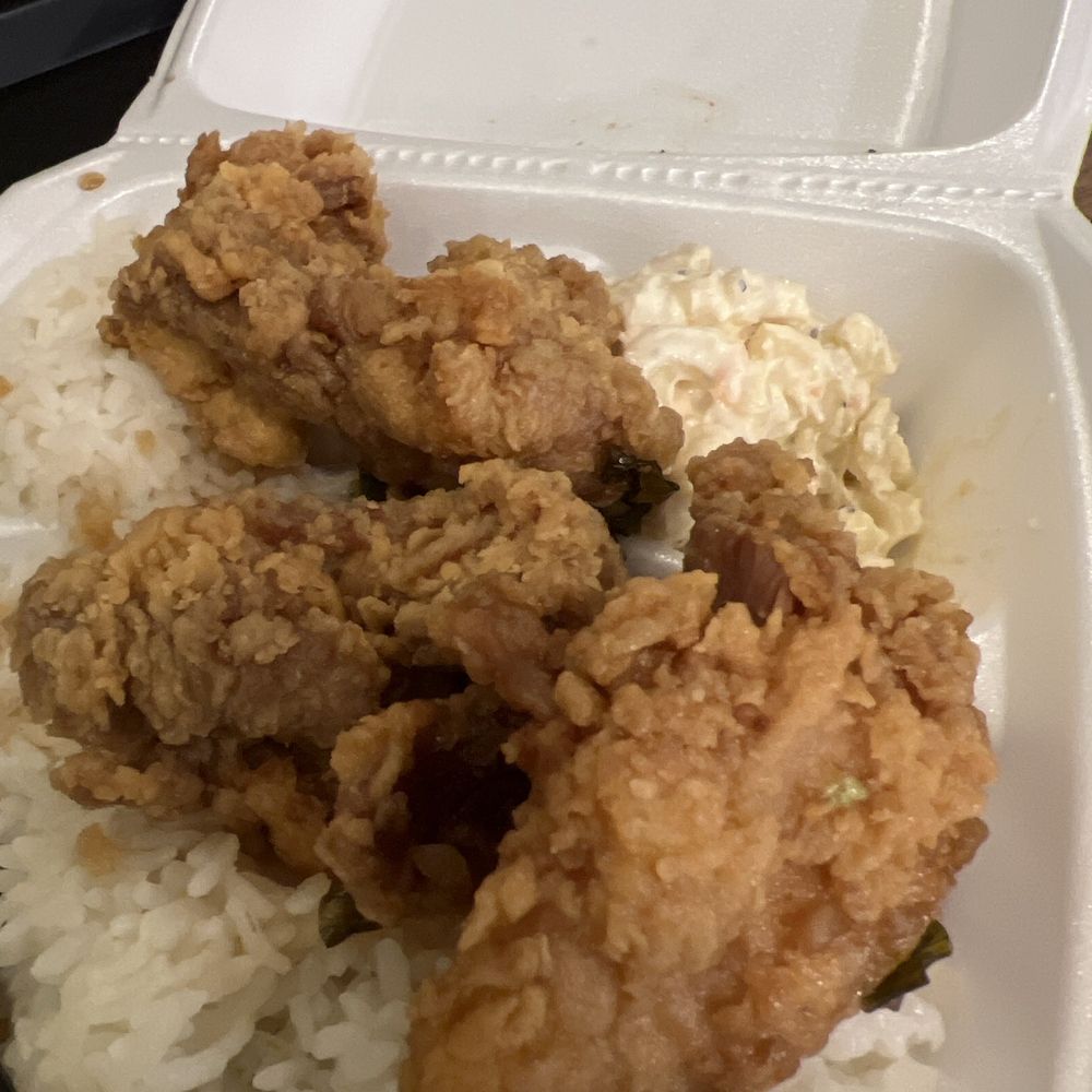 Garlic chicken plate