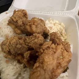 Garlic chicken plate Garlic chicken plate