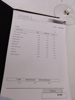 Menu photo 5 La Calleja Guadarrama, M