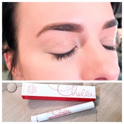 Waxed - Loving this Chella brow cream for filling in the brows. This beauty came in for a brow clean-up today.