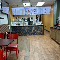 Interior of restaurant