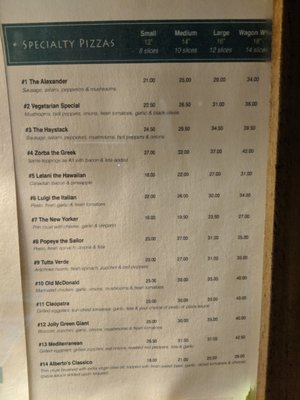 Menu photo 5 Haystack Pizza San Francisco, CA
